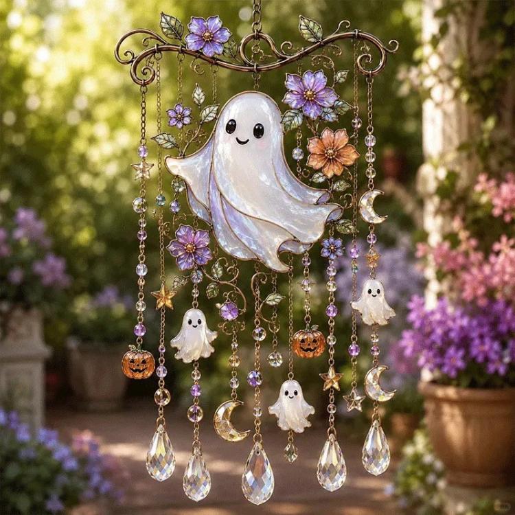 Ocean Acrylic Pendant Sparkling Ocean Garden Ornaments, Acrylic