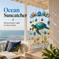 Ocean Acrylic Pendant Sparkling Ocean Garden Ornaments, Acrylic