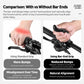 WEST BIKING 1 Pair Bicycle Rest Bar Dragon-bone Shape Ergonomic Cycling Thumb Bar Ends, YP0804099