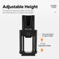 Black adjustable crank kickstand with push-button height adjustment posts