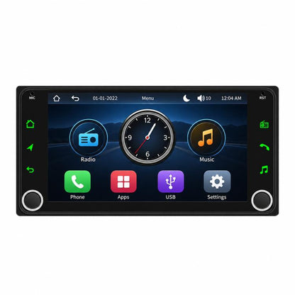 7 inch Car MP5 Player Wireless Central Control Smart Screen with Button for Toyota Corolla, with Button