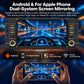 7-inch car MP5 player with dual-system screen mirroring interface