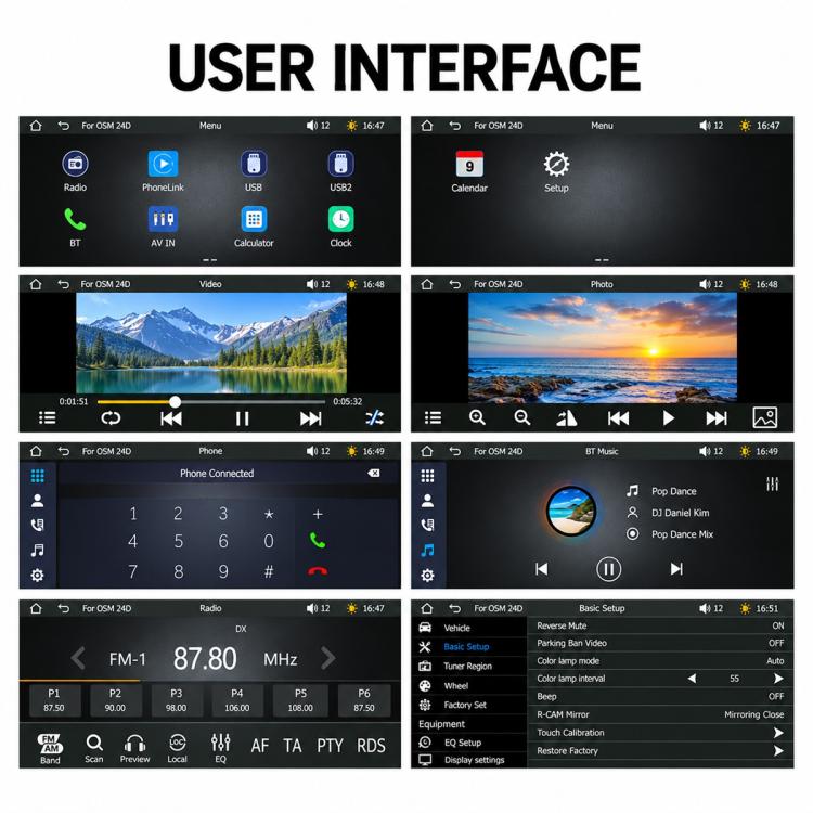 6.86 inch Car MP5 Player Wireless Central Control Smart Screen for Jeep, For Jeep