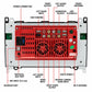 7-inch car MP5 player rear ports and audio/video connector panel with cooling fans