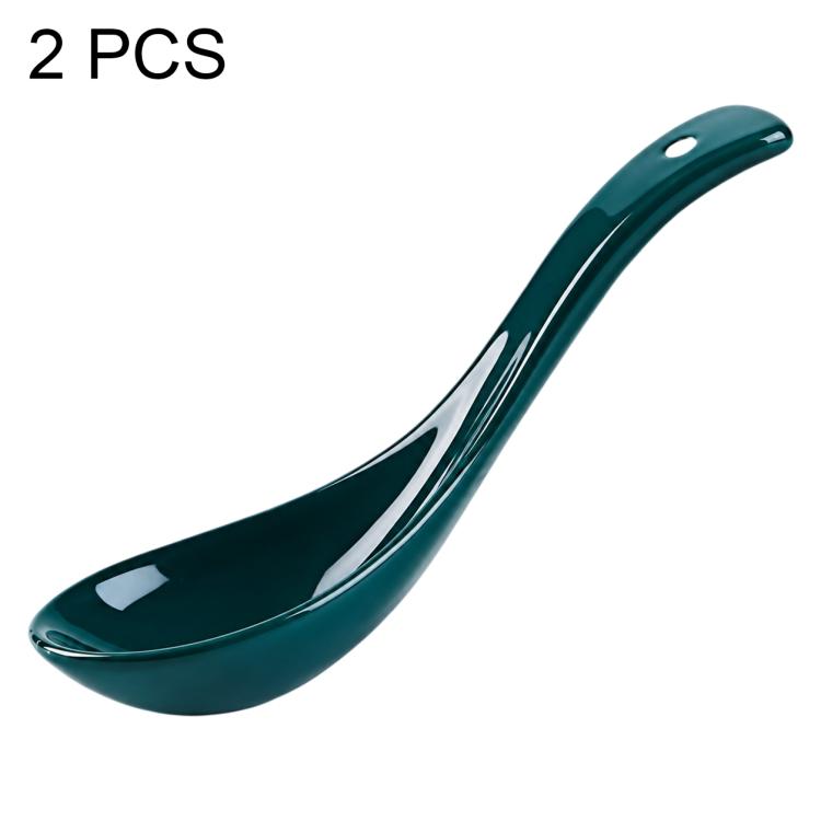 LsCook 2 PCS / Pack Long-handled Spoon Ramen Spoon