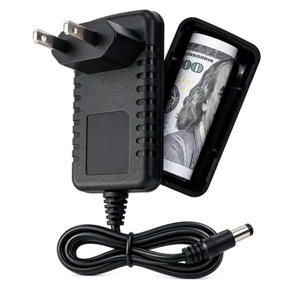 Outlet Style Secret Storage Box, Disguised Hidden Storage Container, Long Cable EU Plug, Short Cable EU Plug, Long Cable US Plug, Short Cable US Plug