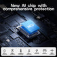 Car power inverter internal control chip detail on circuit board