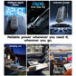 Car power inverter with intelligent digital display and dual AC outlets for portable charging