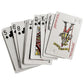Braille Plastic Playing Cards, Front Raised Markings, Back Raised Markings