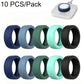 XDcase 10 PCS/Pack For Oura Ring 5 Silicone Protective Case, S 6-9, M 10-13