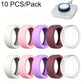 XDcase 10 PCS/Pack For Oura Ring 5 Silicone Protective Case, S 6-9, M 10-13