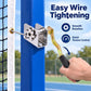 Badminton Volleyball Net Cable Tensioner, Hand Crank Rope Winder Tightener