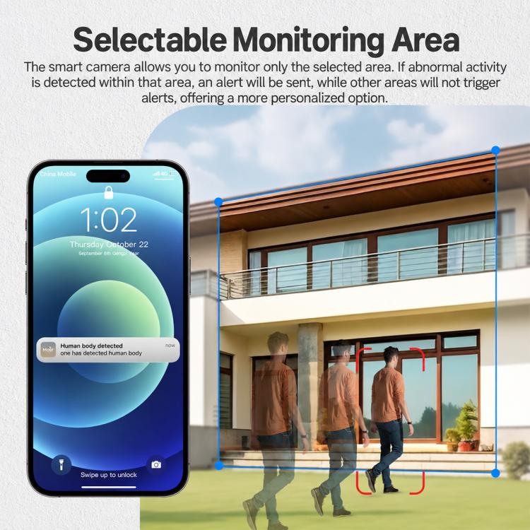 WCM-G20-S Outdoor Security Waterproof Camera, Support Remote Control / Solar Charging