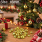 16mm gold electroplated pet bells, round jingle bells with hanging loop.
