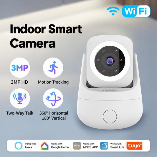 WCM-P67 3MP HD WiFi Security Camera Supports Night Vision & APP Remote Control, WCM-P67
