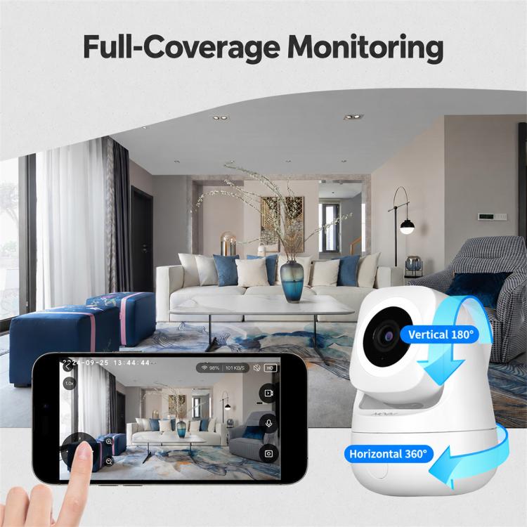 WCM-P67 3MP HD WiFi Security Camera Supports Night Vision & APP Remote Control, WCM-P67