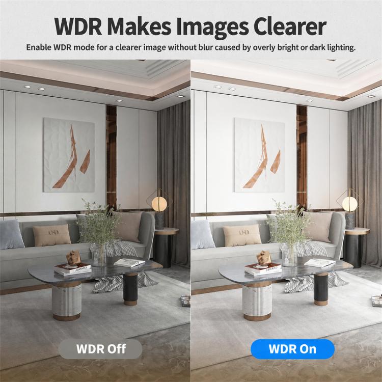 WCM-P67 3MP HD WiFi Security Camera Supports Night Vision & APP Remote Control, WCM-P67