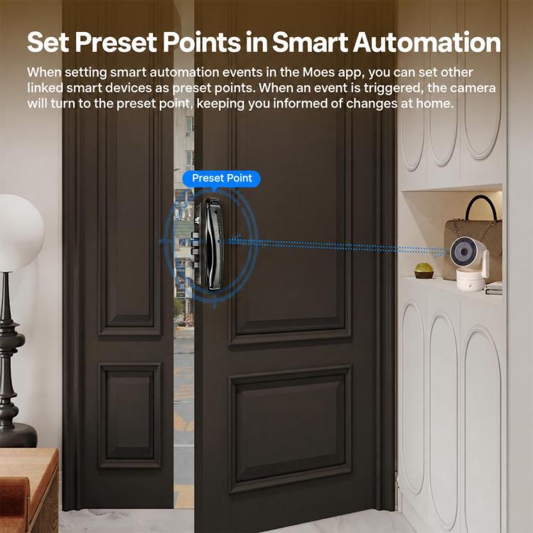 WCM-P52 4MP Smart WiFi Security Camera Supports Infrared Night Vision & Motion Detection, WCM-P52