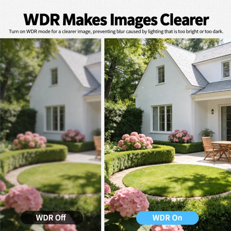 WCM-W40 3MP Glass Mounted Smart WiFi Security Camera, WCM-W40