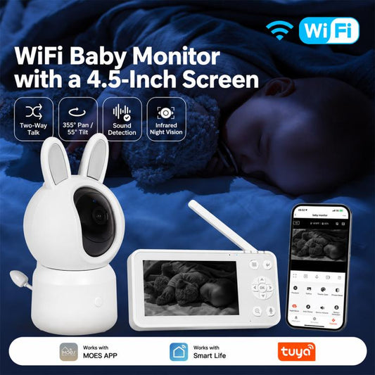WCM-BM01 2MP WiFi Baby Monitor with 4.5-inch Screen, WCM-BM01