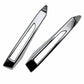 Set of two chrome fog light trim bezels with inner rectangular cutouts