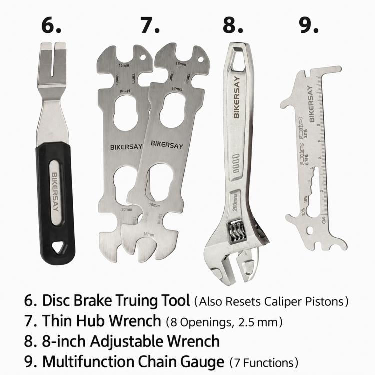 BIKERSAY BT001X Multi-functional Bicycle Repair Tool Kit