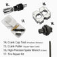 BIKERSAY BT001X Multi-functional Bicycle Repair Tool Kit
