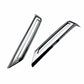 Pair of chrome trim bezels with inner light openings