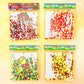 Christmas fuse bead set in assorted color bags with pattern sheets