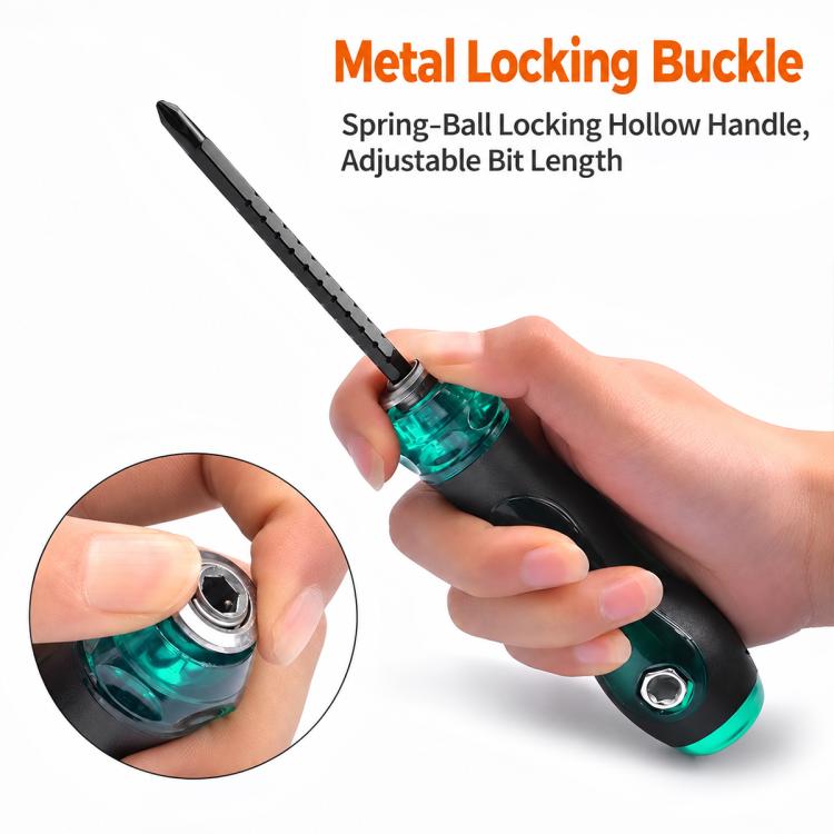 BIKERSAY BT132 Bicycle Repair Dual-purpose Retractable Screwdriver
