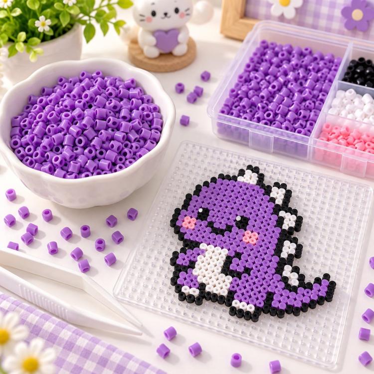 250g/Pack 2.6mm Fuse Beads 3D Puzzle DIY Refill Pack Approx. 23,000 PCS