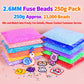 250g/Pack 2.6mm Fuse Beads 3D Puzzle DIY Refill Pack Approx. 23,000 PCS
