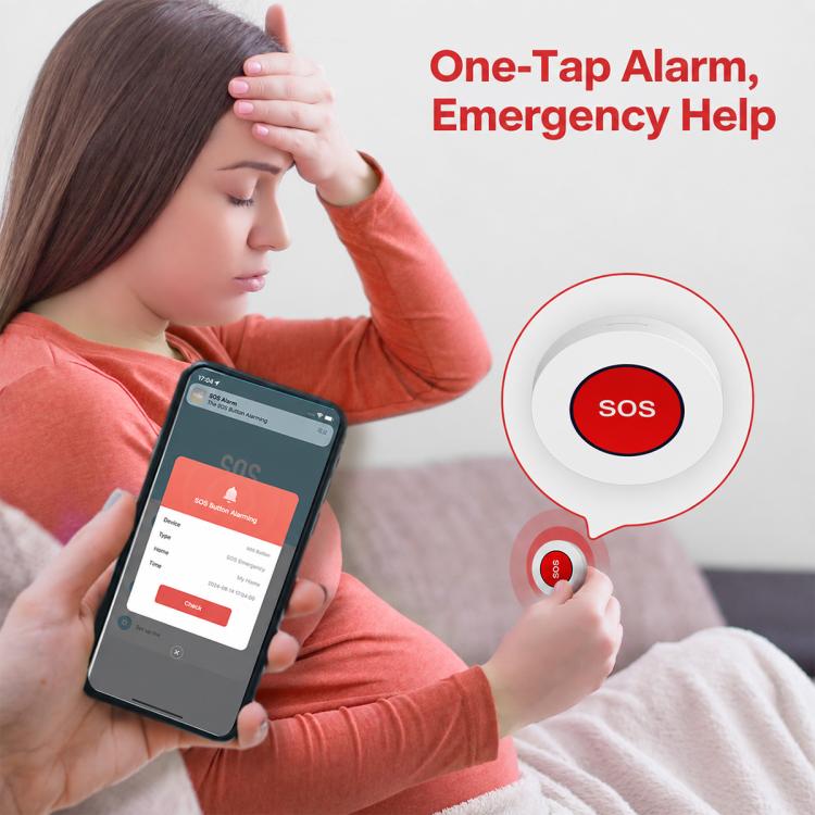 Remote-Controlled SOS Emergency Alert Smart Button