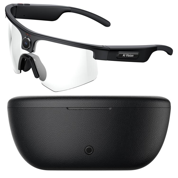 Q02 Ultra Cycling AI Smart Glasses with 8MP Camera, AI Translation, Video Recording, Voice Assistant, Ice Green Lens, Ice Purple Lens, Orange Lens, Gold Yellow Lens, Sunglasses Lens, Transparent Lens