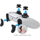 PS controller accessory set with black D-pad, trigger extenders, and double-sided adhesive tape