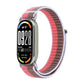 Metal Connector Style Wave Texture Nylon Hook and Loop Fastener Watch Band, For Xiaomi Smart Band 11 / 10 / 9 / 8