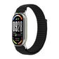 Metal Connector Style Wave Texture Nylon Hook and Loop Fastener Watch Band, For Xiaomi Smart Band 11 / 10 / 9 / 8