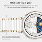xDfind Universal Ceramic Stainless Steel Watch Band, 18mm