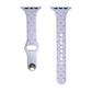 Slim Reverse Buckle Star Printed Two Color Silicone Watch Band, For Apple Watch 46mm / 49mm / 45mm / 44mm, For Apple Watch 42mm / 41mm / 40mm / 38mm