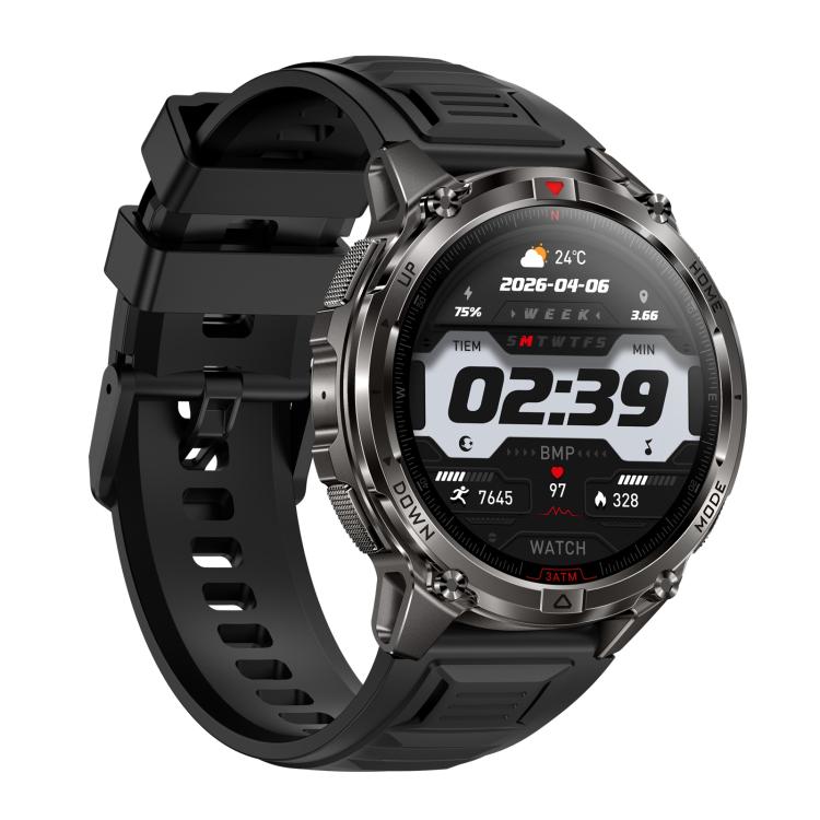 HT53 Smart Watch, 1.46 inch Screen, GPS, BT Call, Heart Rate, Blood Pressure