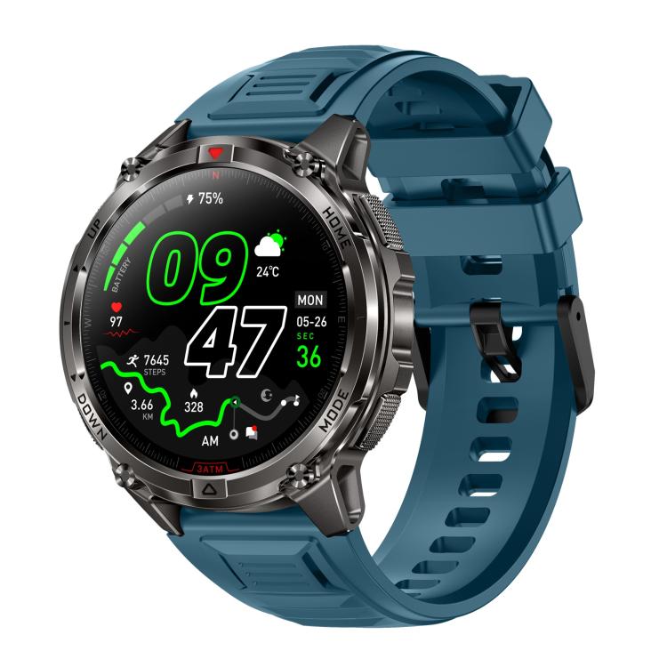 HT53 Smart Watch, 1.46 inch Screen, GPS, BT Call, Heart Rate, Blood Pressure