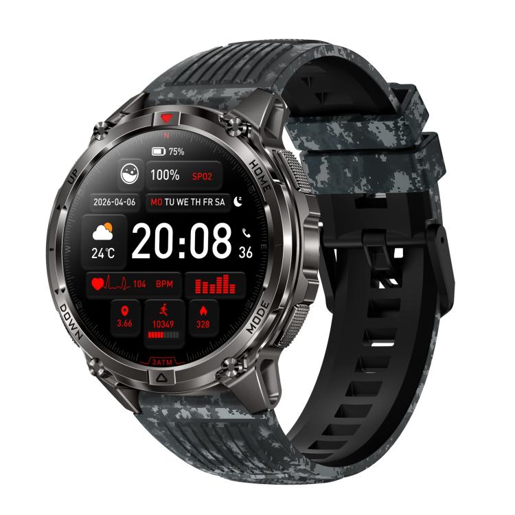 HT53 Smart Watch, 1.46 inch Screen, GPS, BT Call, Heart Rate, Blood Pressure