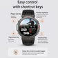 HT52 Smart Watch, 1.56 inch Screen, BT Call, Heart Rate, Blood Pressure, Black Steel Strap, Black Silicone Strap, Black Orange Silicone Strap, Blue Silicone Strap