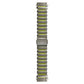 Zinc Alloy Hybrid Silicone Magnetic Buckle Watch Band, 22mm
