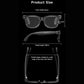 W711 Smart AI Glasses with 8MP HD Camera, BT Call, AI Voice Assistant, AI Translation, Electrochromic Lenses
