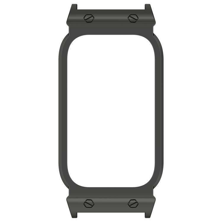 Spring Bar Style 18mm Metal Watch Frame Protective Case, For Xiaomi Smart Band 11 Active