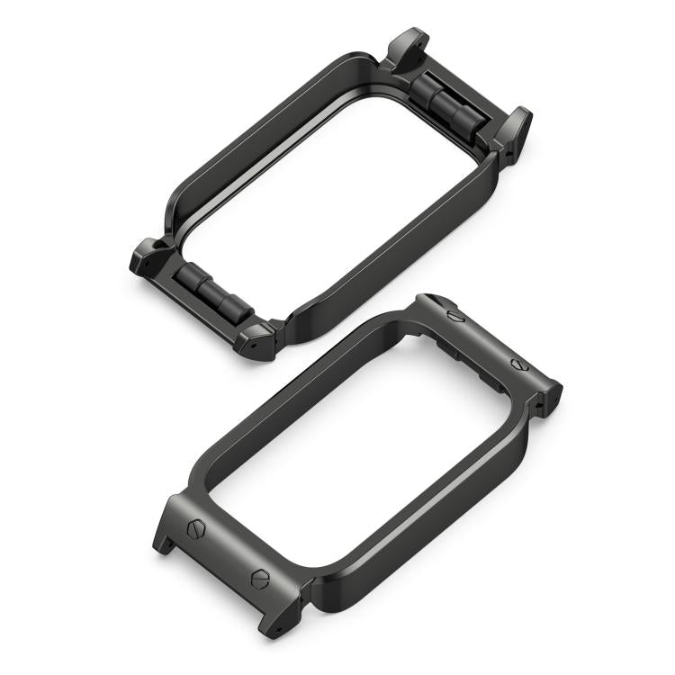 Spring Bar Style 18mm Metal Watch Frame Protective Case, For Xiaomi Smart Band 11 Active