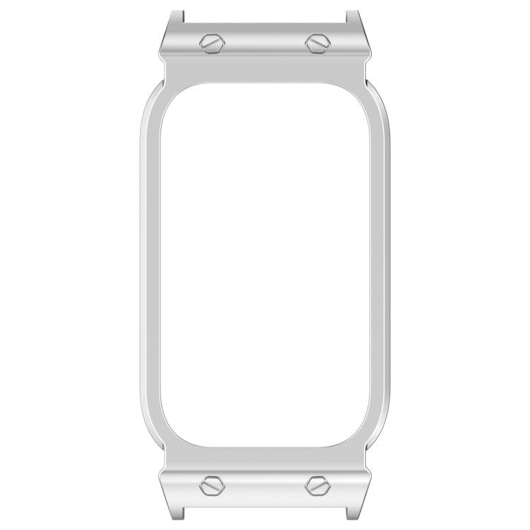 Spring Bar Style 18mm Metal Watch Frame Protective Case, For Xiaomi Smart Band 11 Active