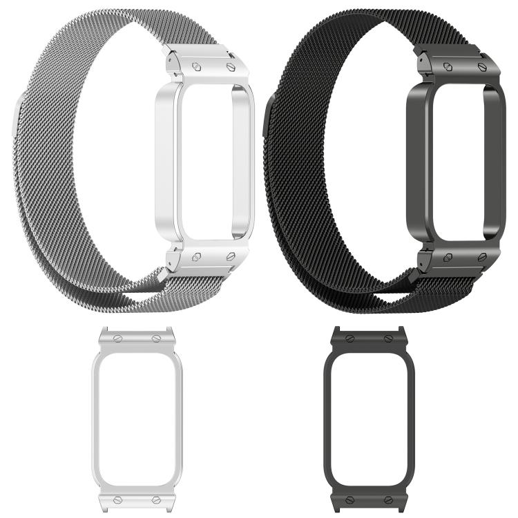 Spring Bar Style 18mm Metal Watch Frame Protective Case, For Xiaomi Smart Band 11 Active