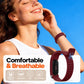 xDfind Wavy Texture Loop Magnetic Silicone Watch Band, For Google Fitbit Air
